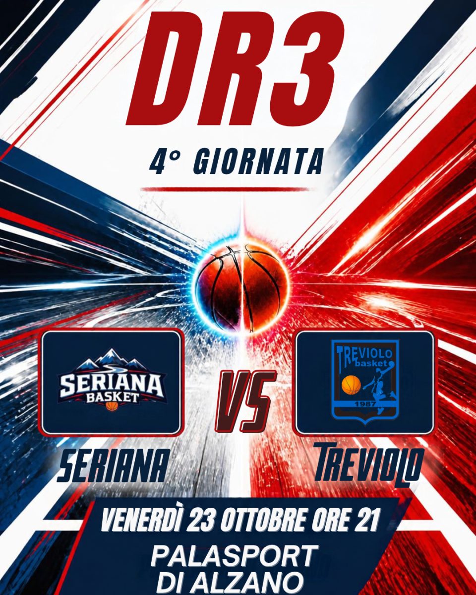 DR3 : VENERDI SERA LA CAPOLISTA SERIANA OSPITA IL TREVIOLO!